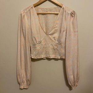 Urban Outfitters Patterned Crop Top